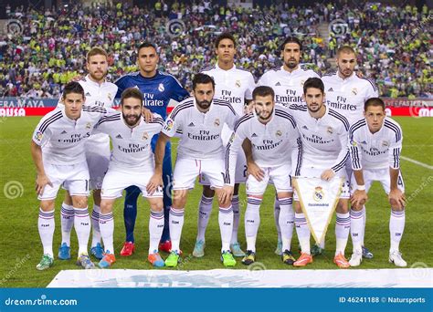 Real Madrid Team Editorial Stock Photo Image Of Madrid 46241188