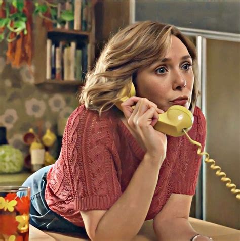 Mommy Elizabeth Olsen Is On A Phone Call With Your Father But As Soon As You Get Back From
