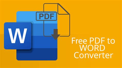 Convertisseur Pdf En Word Convertir Vos Fichiers De Pdf Word Online