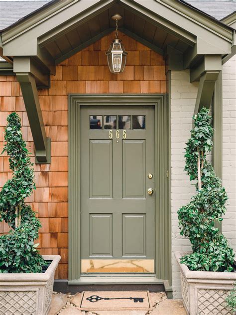 Sage Green Front Door Room For Tuesday