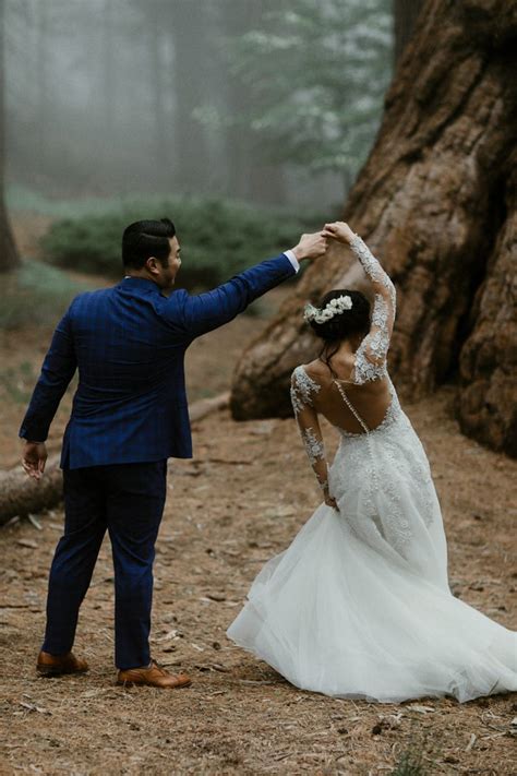 Maybe you would like to learn more about one of these? Crescent Meadows Made For The Perfect Backdrop at This Sequoia National Park Wedding | Junebug ...