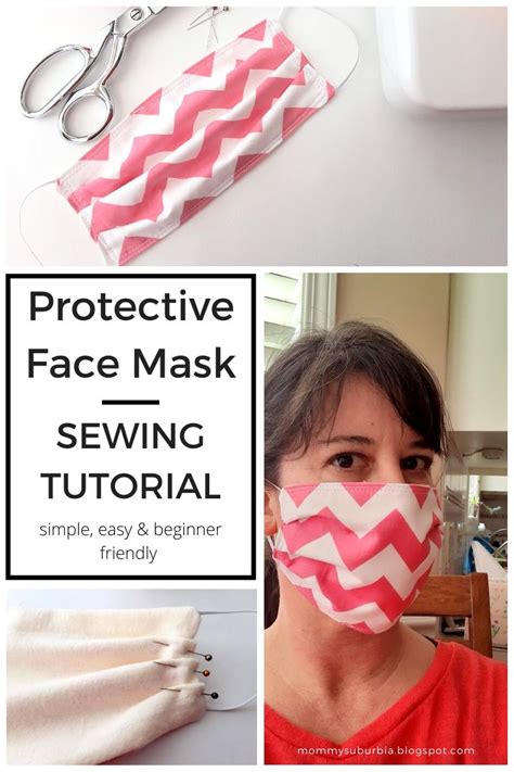 Mommy Suburbia Protective Face Mask Sewing Tutorial