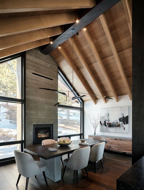 Boulder Mountain Cabin Hmh Architecture Interiors Modern Cabin