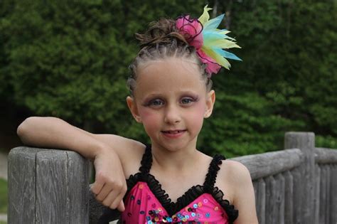 Dance Recital Little Girl Updo Hair Pinterest