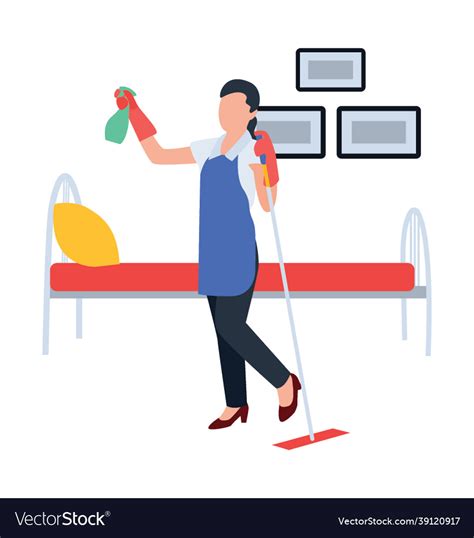 Housekeeping Royalty Free Vector Image Vectorstock