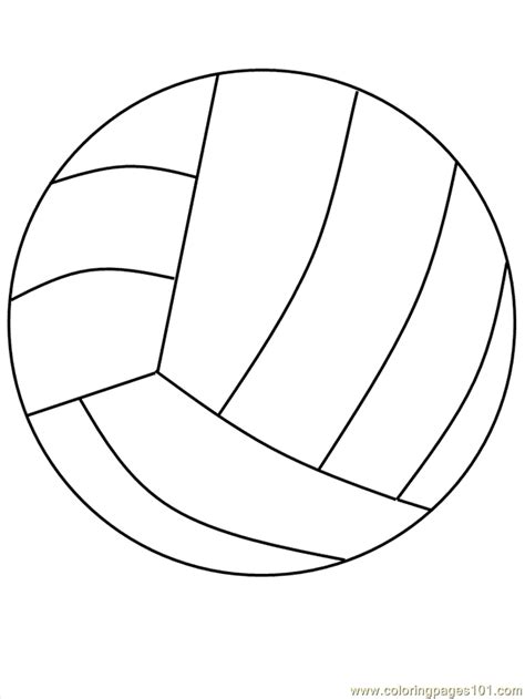 Volleyball Coloring Pages To Print Coloring Pages