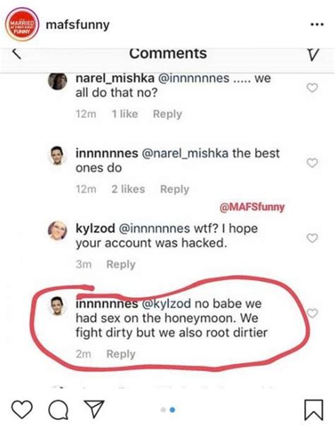 MAFS Ines Basis Posts Revolting Comments While Joking About Her Sex Life With Bronson Norrish