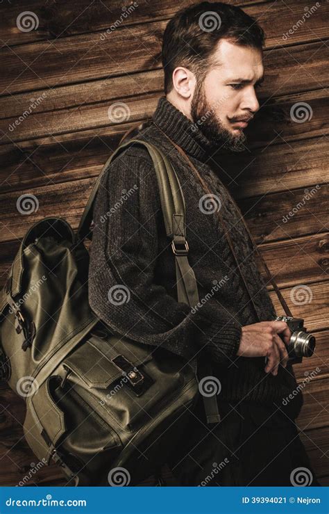 Handsome Man Traveler Stock Image Image Of Lifestyle 39394021