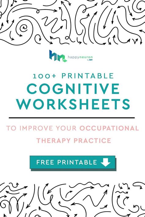 5 best images of printable cognitive exercises for adults. FREE Printable Cognitive Worksheets For OTs | Cognitive activities, Worksheets, Cognitive