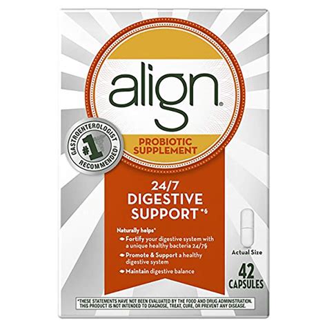 Align Probiotic Supplement 247 Digestive Support 42 Caps Exp 122019