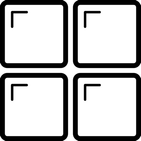 Squares Free Shapes Icons