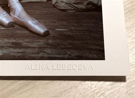 Lot ALINA LEBEDEVA Russia Nude Signed Stamped Limited Edit 250