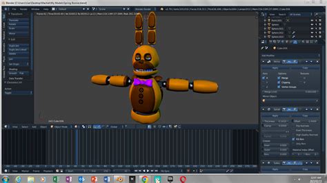 Fnafblender Spring Bonnie Wip 2 By Toybonniestudio3 On Deviantart