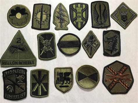 Vintage Army Patches Military Shoulder Insignia Uniform Us Pick A Patch B Etsy