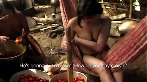 ENF TV Reporter Has To Get Naked For Amazon Tribe Report Porno Video