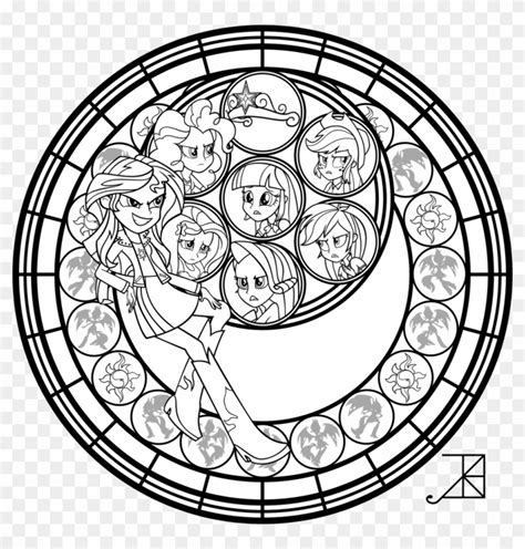 480 x 510 jpeg 36 кб. Stained Glass Clipart Coloring Page - My Little Pony ...