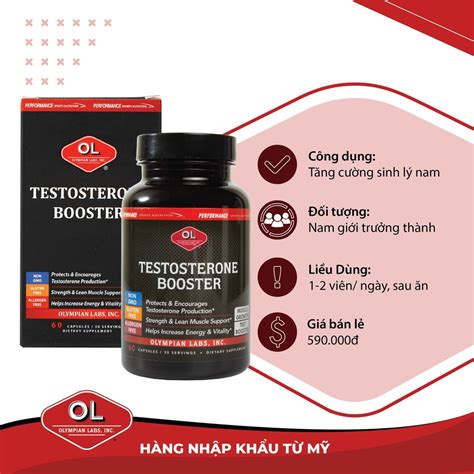 Testosterone Booster Olympian Labs Oral Tablets Improve Sex Function In