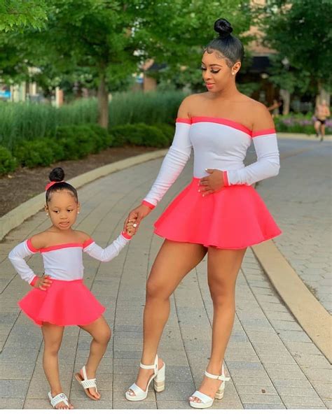 Fashion And Style Hub On Instagram “mummy And Daughter Rocking Matching Outfits 💕 Pls