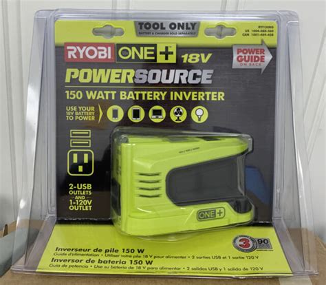 Ryobi Ryi150bg One 18v 150 Watt Battery Inverter Tool Only For Sale