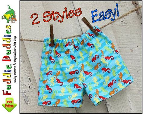 Quick And Easy Infant Shorts Sewing Pattern Instant Download Etsy