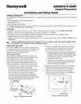 Ademco Instruction Manual Photos