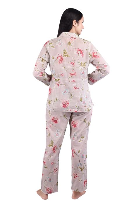 Women Cotton Organic Pajama Set Nightwear Women Sleepwear Etsy