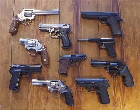 Different Types Of Guns Handguns