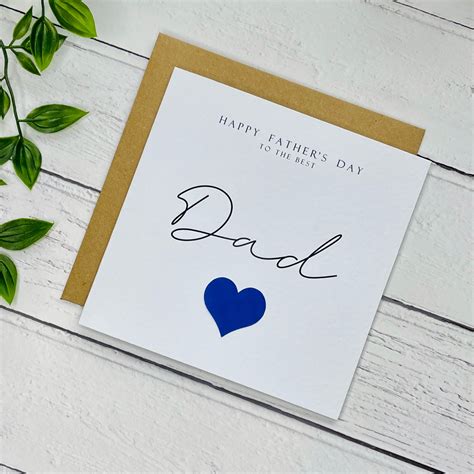 Personalised Happy Fathers Day Card Fathers Day Card Etsy Uk