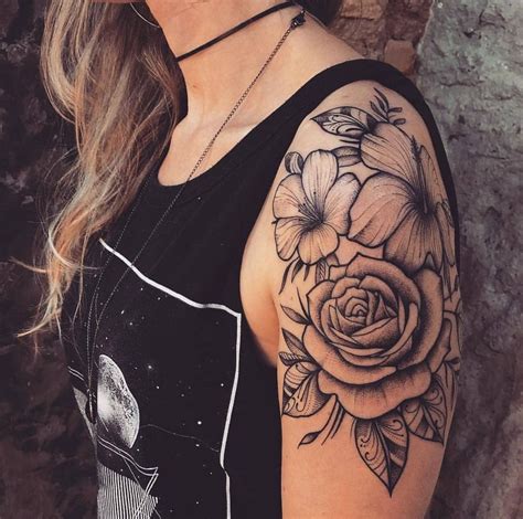 Upper Arm Girly Upper Arm Half Sleeve Tattoos For Women Viraltattoo