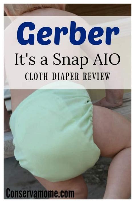 Gerber Its A Snap All In One Cloth Diaper Review