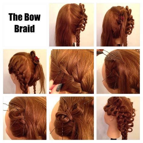 This hairstyle looks best with long dresses. Hair Styles by Liberty: Bow Braids