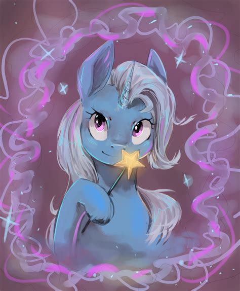 The Great And Powerful Trixie Drawn By Mequiloano Bronibooru