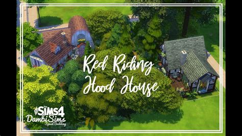 The Sims 4 Speed Building Red Riding Hood House 심즈4 건축집짓기 빨간 망토 소녀