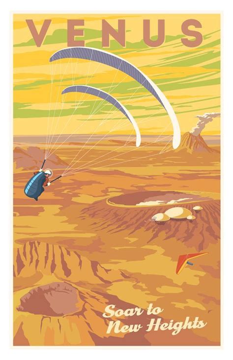 Venus Soar To New Heights Travel Poster By Steve Thomas Space