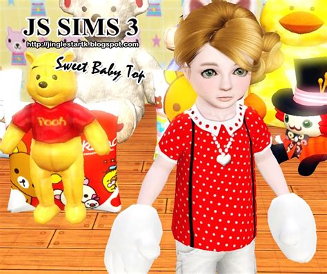 Js Sims 3 Sweet Baby Top For Toddler Move To Js