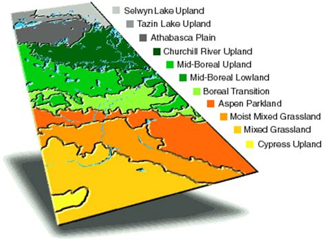 Click full screen icon to open full mode. Ecoregions of Saskatchewan