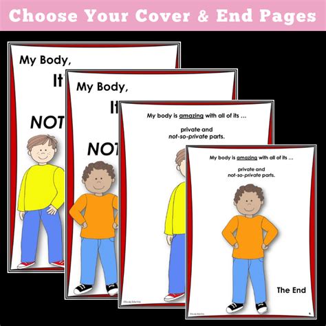 My Body Its Private Parts Social Skills Story And Activities For B