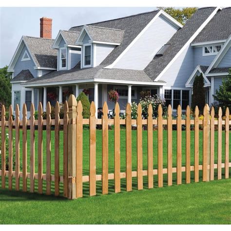 3 12 Ft H X 8 Ft W Cedar Spaced French Gothic Fence Panel 63665