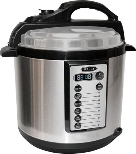 Hot Best Buy Bella 6 Quart Pressure Cooker Blacksilver Just