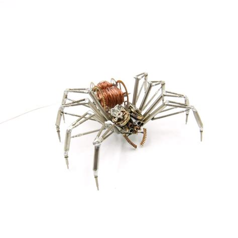 Watch Parts Spider Sculpture No Recycled Clockwork Arachnid