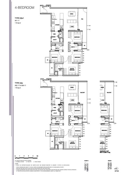 Midwood 4 Bedroom Floor Plan 4a Stack17 Midwood