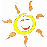 Summer Clip Sun Clipart Seasons Half Season