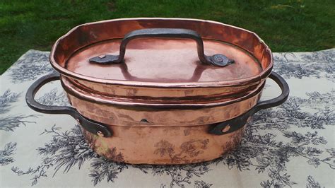 French Antique Copper Daubiere Stock Boiling Pot Very Old Very Loved