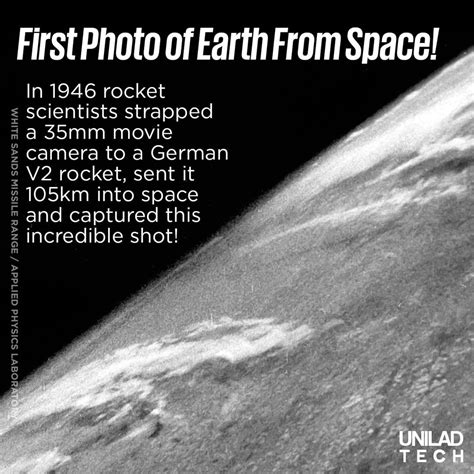 First Picture Of Earth From Space
