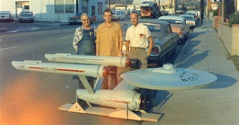 It has also been depicted in various spinoffs, films, books, and licensed products. See the men who helped build the original USS Enterprise