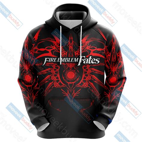 Fire Emblem Fates Dragon Symbol Unisex 3d Hoodie Moveekbuddyshop