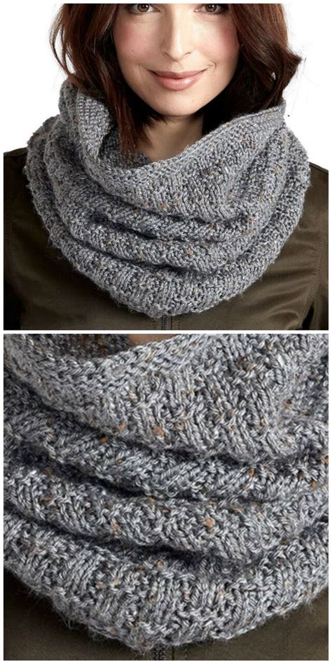 Easy Knit Cowl Free Patterns Youll Love The Whoot Knit Cowl