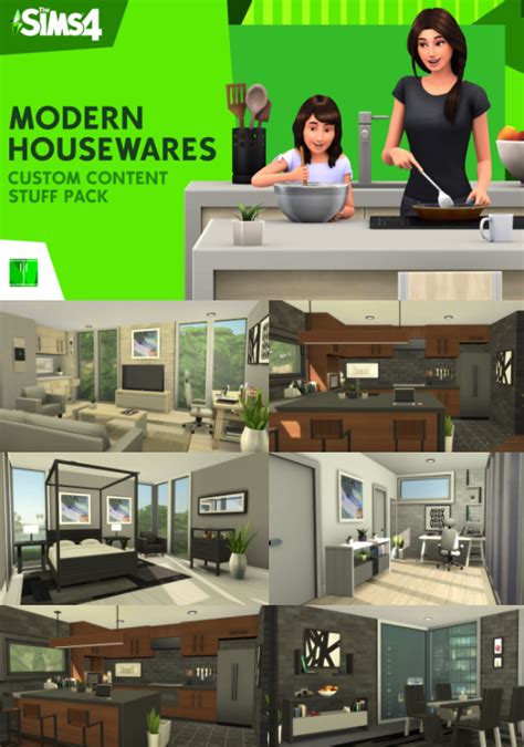 19 House Shapes Sims 4 Sims Pack Cc Modern Housewares Mods Illogical