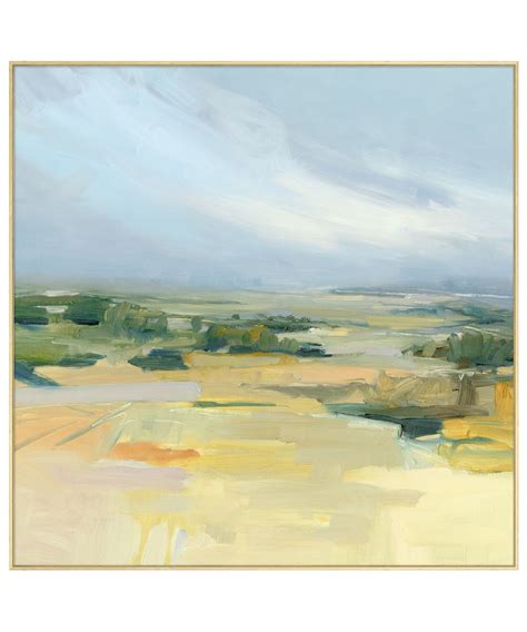 Prairie Mid Day Large Abstract Landscape Painting