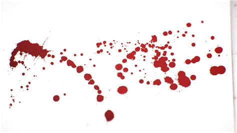 Blood Splatter 4k Set 1 On Behance